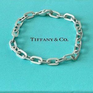 SOLD Tiffany Vintage Flat Oval Link Bracelet